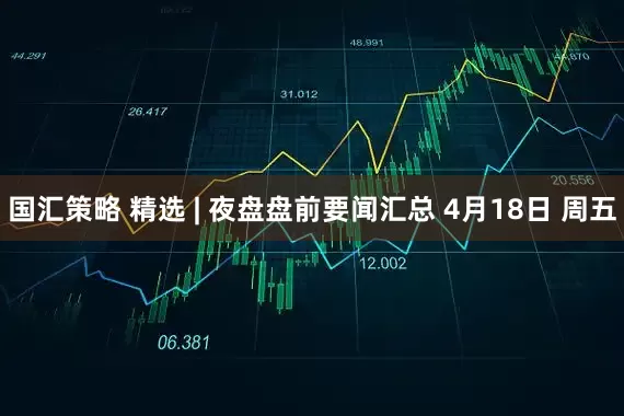 国汇策略 精选 | 夜盘盘前要闻汇总 4月18日 周五
