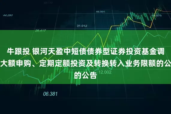 牛跟投 银河天盈中短债债券型证券投资基金调整大额申购、定期定额投资及转换转入业务限额的公告