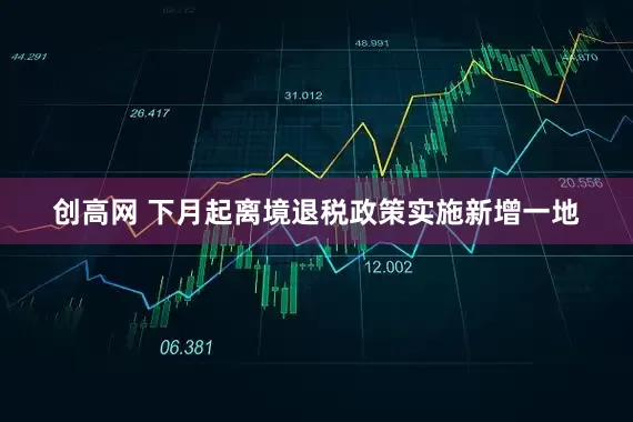创高网 下月起离境退税政策实施新增一地
