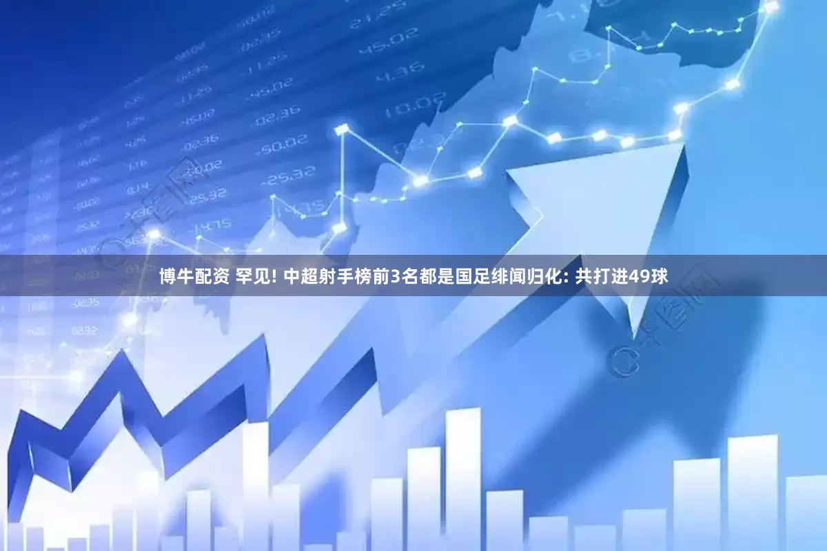 博牛配资 罕见! 中超射手榜前3名都是国足绯闻归化: 共打进49球